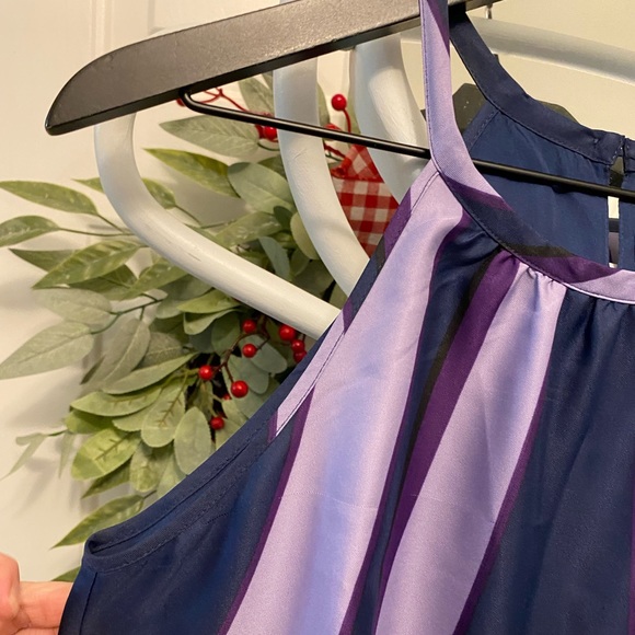 Banana Republic Abstract Retro Print Sleeveless Dress 4 S - Picture 4 of 10